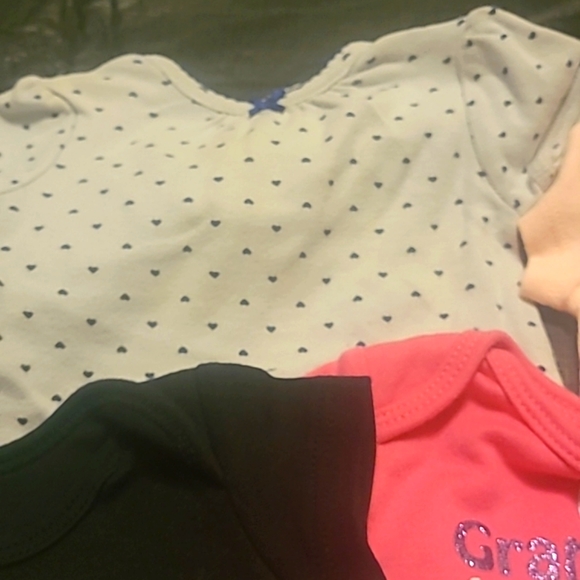 Lot of 0-3M Girl Onesies and Bottoms - Picture 6 of 9